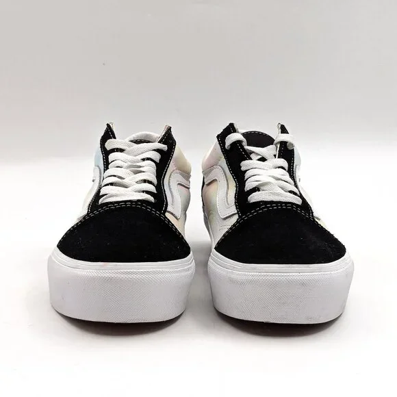 VANS Unisex Old Skool Pastel Clouds Stacked Black Sneakers size M7.5 W9 - Picture 6 of 11